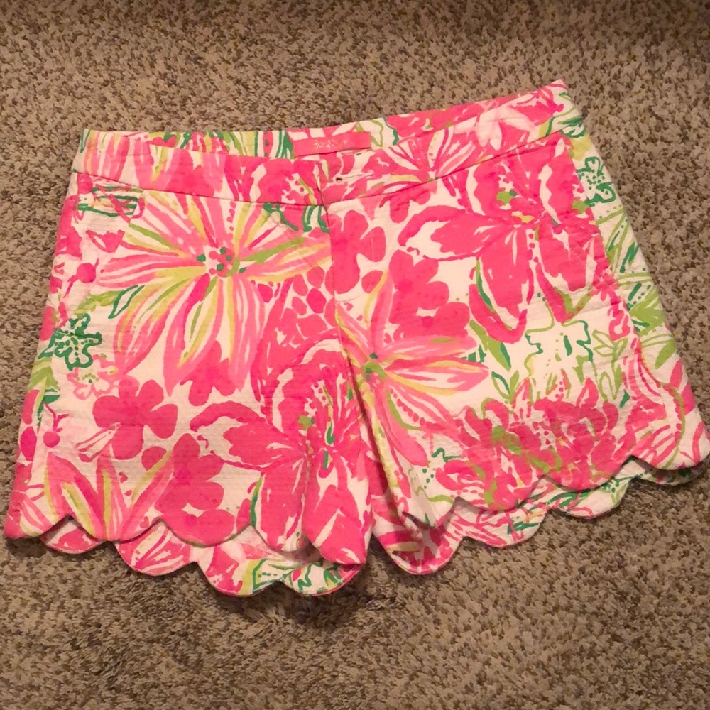 Lily Pulitzer Scalloped Shorts